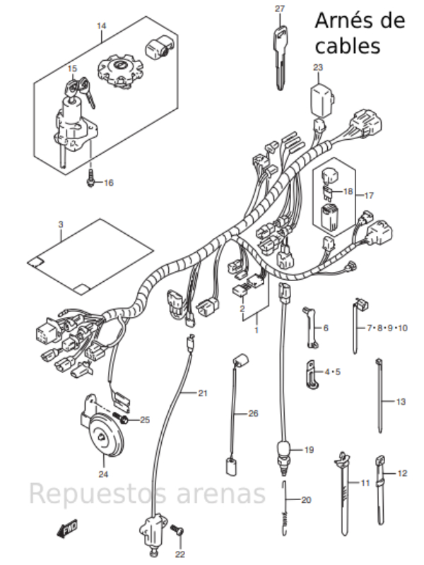arnes-de-cables-dr650