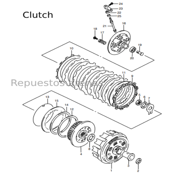 clutch dr650