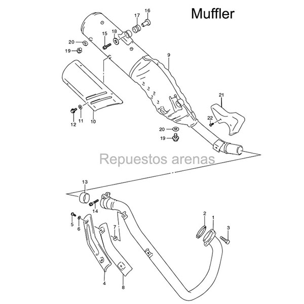 muffler dr650