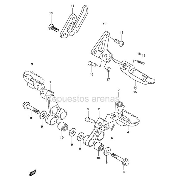 reposapies dr650