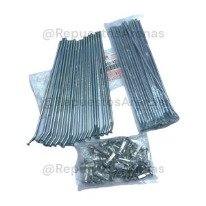 JUEGO DE RADIOS TRASEROS DR650