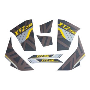 KIT DE CALCAS XTZ250 ABS NEGRO